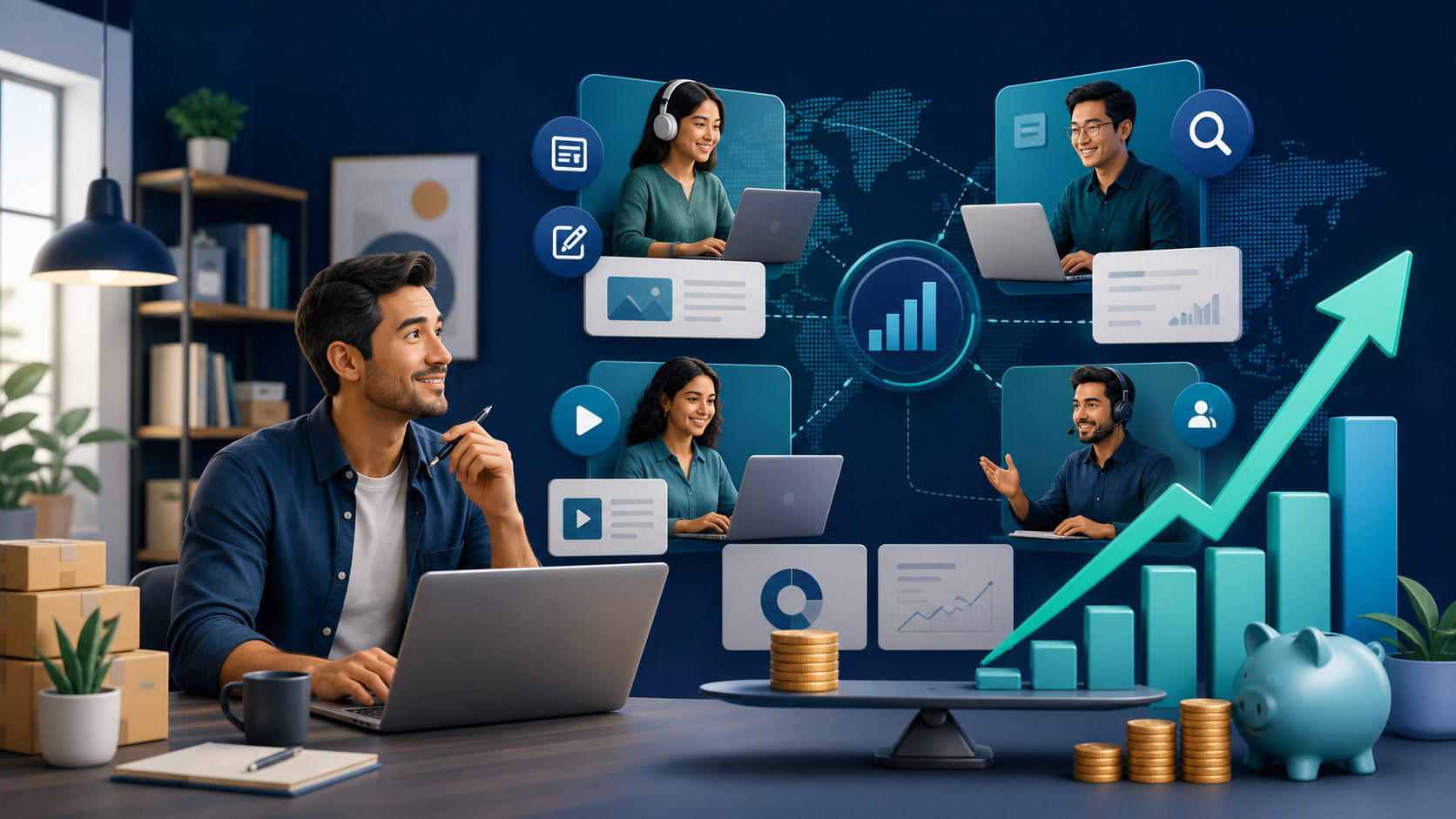 Offshore Marketing Services for Small Business Growth